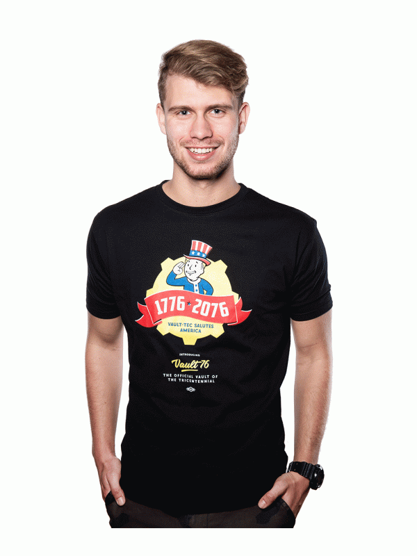 Fallout 76 (Anniversary Edition) (Trička - nové - EN - černá - S)