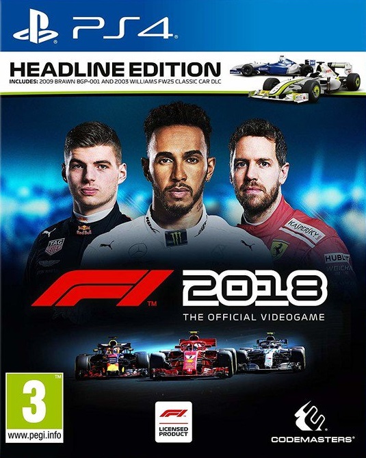 F1 2018 (Headline Edition) (PS4 - použité - EN)