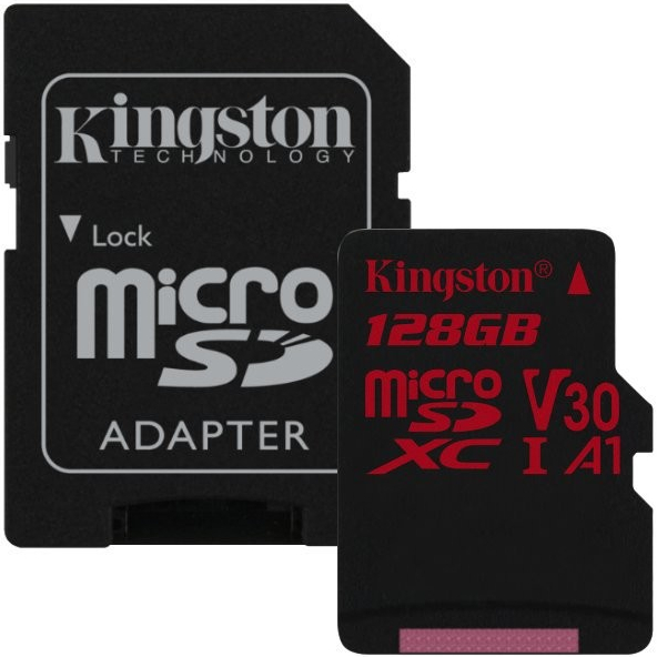 Kingston microSD 128GB UHS-I + adapter SDCR/128GB (Paměťové karty - nové - EN)