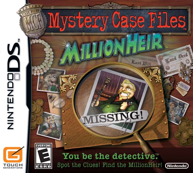 Mystery Case Files: Millionheir (Nintendo DS - použité - EN)